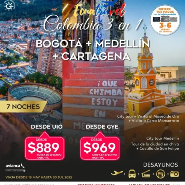 COLOMBIA 3 EN 1