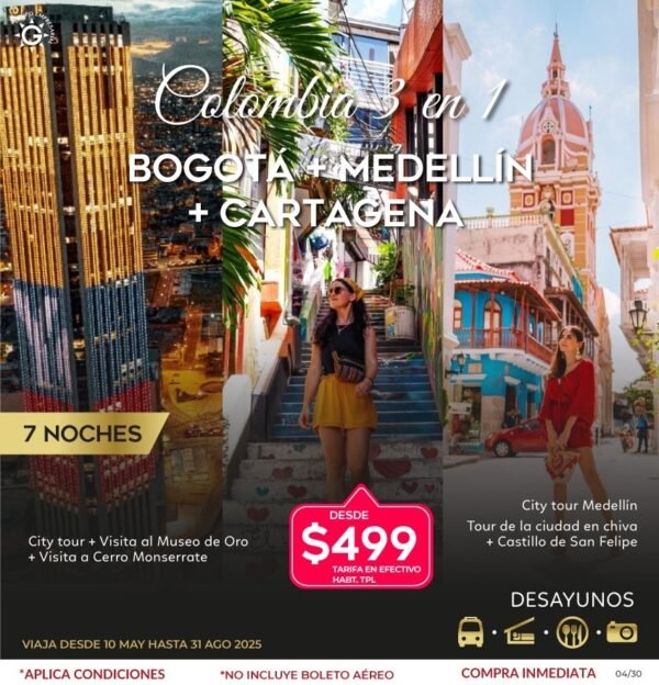 COLOMBIA 3 EN 1